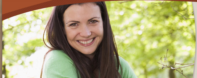 young woman smiling