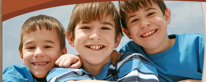 group of boys smiling